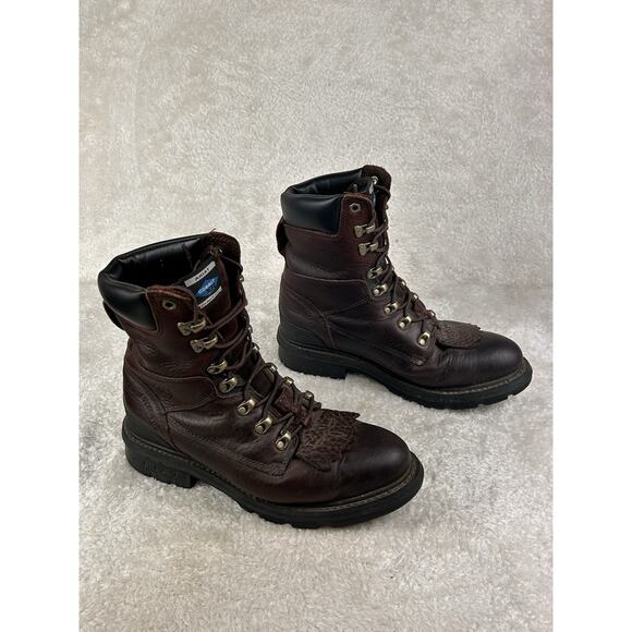 Ariat Hermosa Cobalt XR Mens Size 8.5 D 8" Lace-up Steel Toe Work Boots - Picture 2 of 9